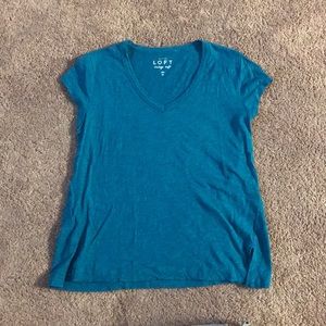 Loft vintage soft t shirt Teal size M!